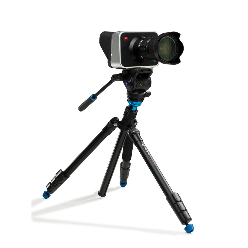 Benro Aero4 Travel Angel Video Tripod Kit - A2883F with Leveling Column and S4 Head