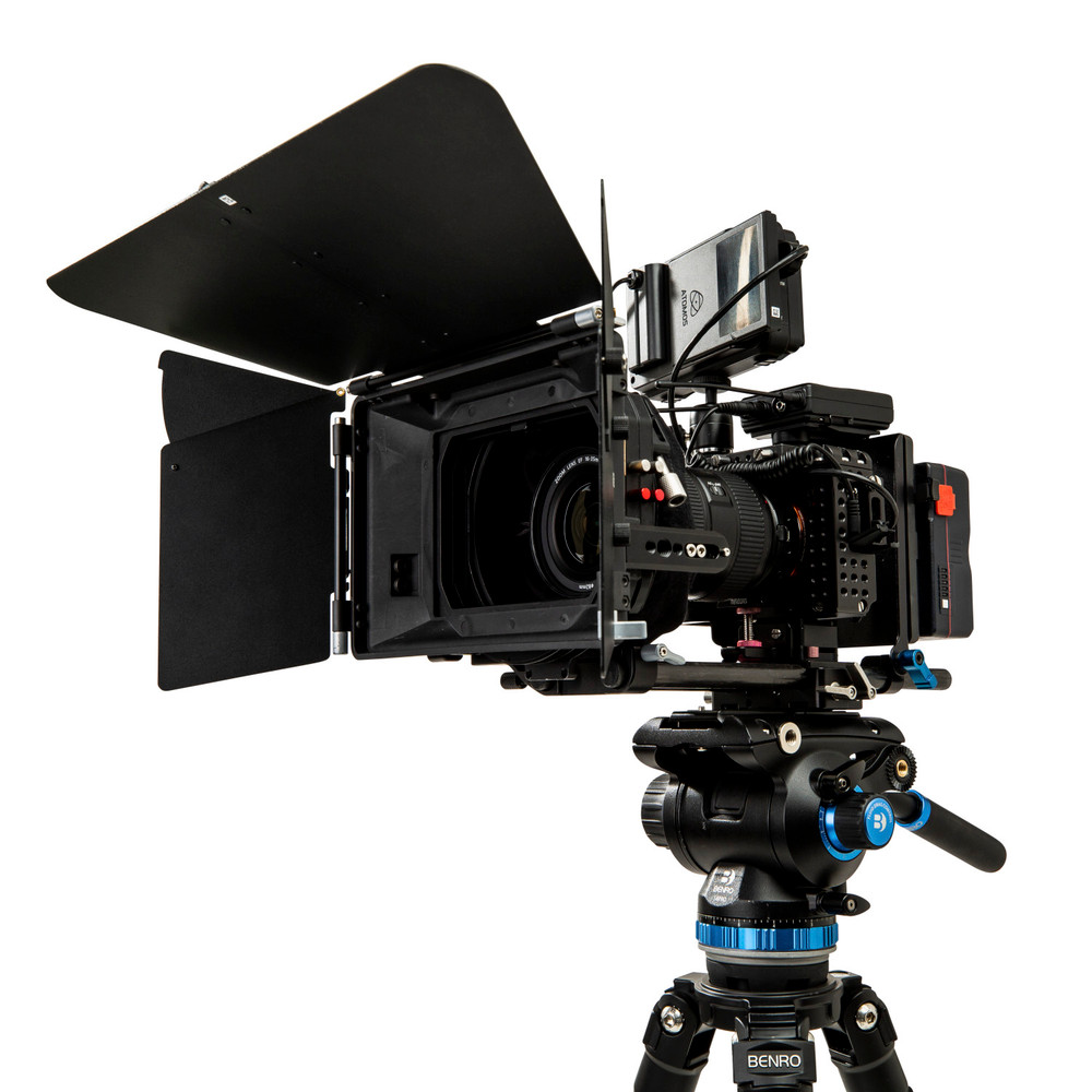 Benro A373F Series 3 Aluminum Video Tripod with S8 PRO Flat Base Fluid Video Head