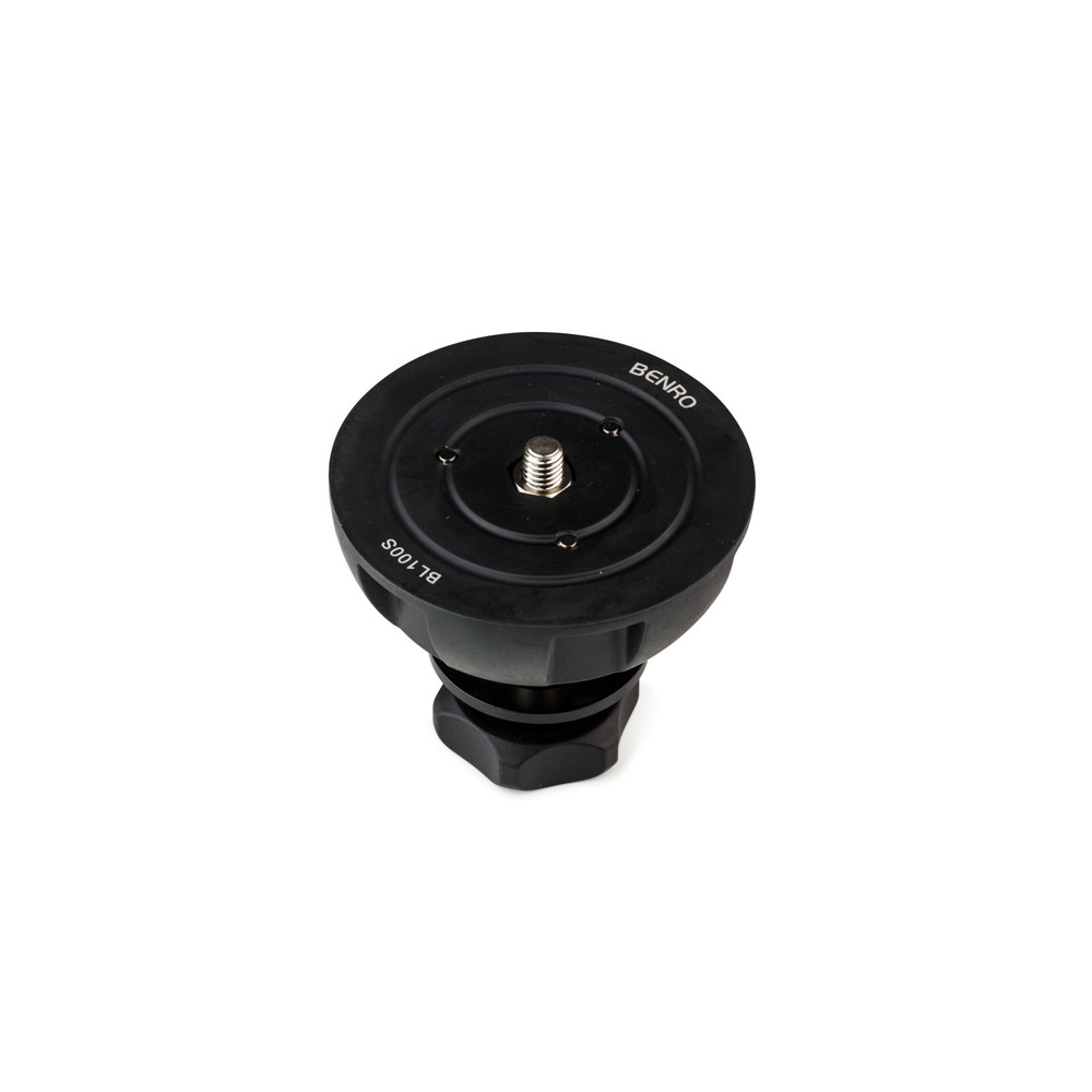 Benro 100mm Half Ball Adapter with Short Tie Down Handle, Fits 100mm Bowl