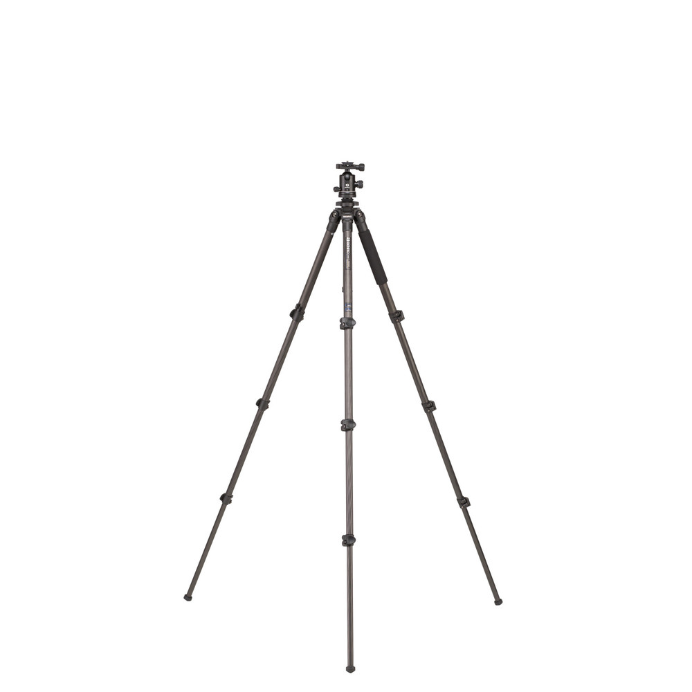 Benro Adventure 8X CF Series 2 Tripod Kit, 4 Section, Flip Lock, B2 Head