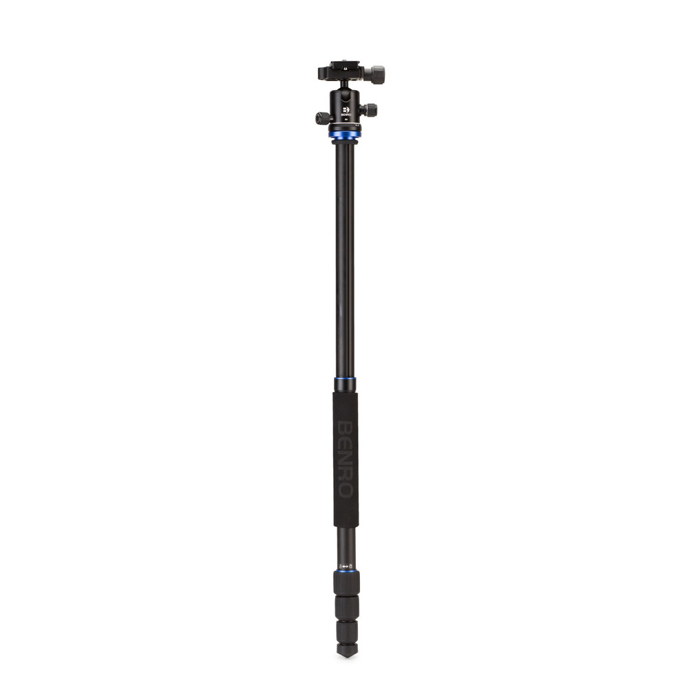 Benro Travel Angel AL Series 1 Tripod Kit, 4 Section, Twist Lock, B0 Head, Monopod Conversion