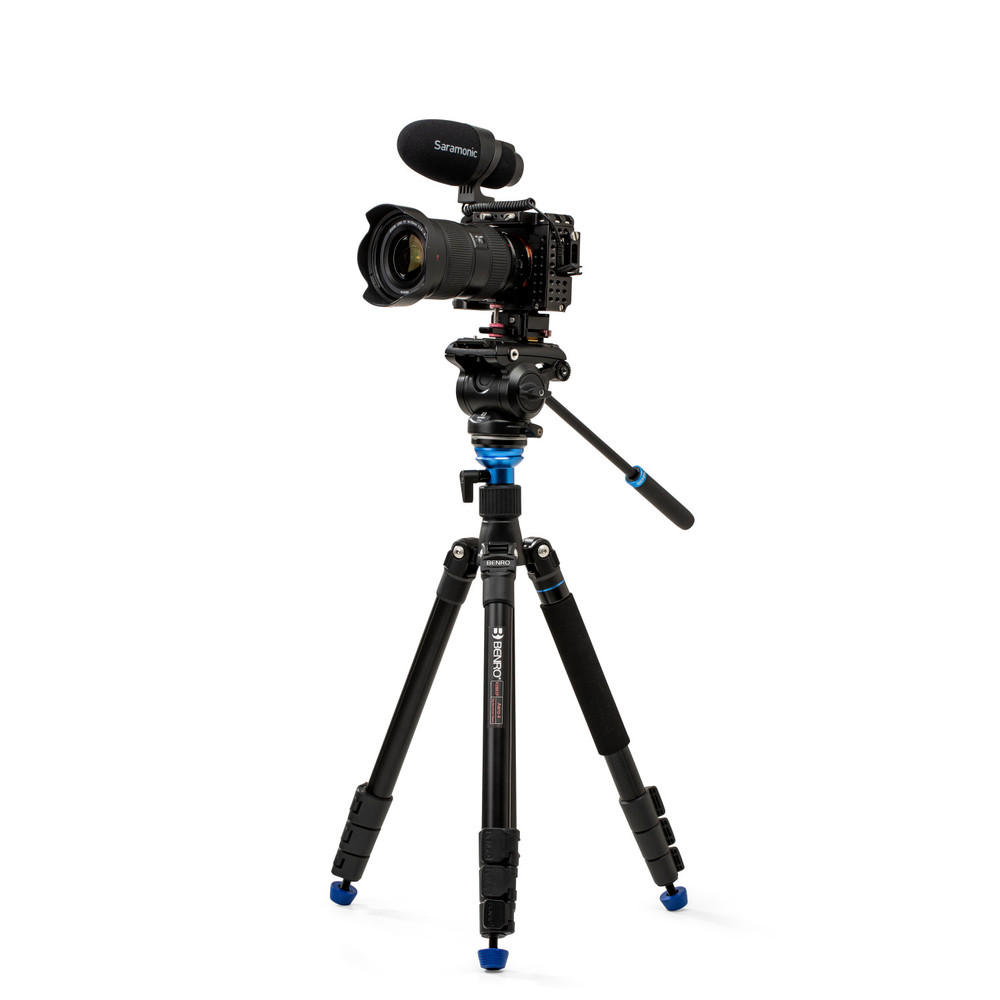 Benro A2883F Travel Angel Aero - Video Tripod Kit with Leveling Column and S4PRO Head