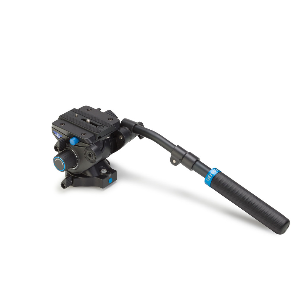 Benro S6 - 6Kg Video Head (Stepped - 0, 2.5Kg, 4.5Kg, 6Kg) [+90°/-50° Tilt Range]