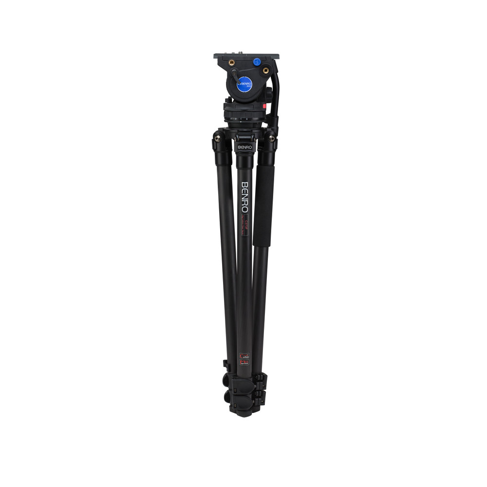 Benro C373F Series 3 CF Video Tripod & BV6H Head - 3 Leg Sections, Flip Lock Leg Release