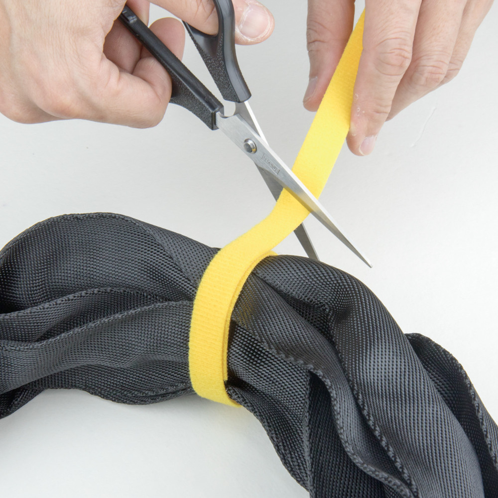 Kupo MEZ EZ-Tie Roll - Yellow (30mm Width x 6m Length)