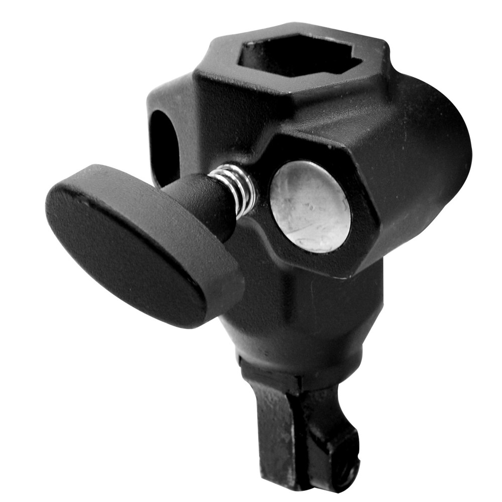 Kupo Double Socket w/Safety Spring Pin - Black