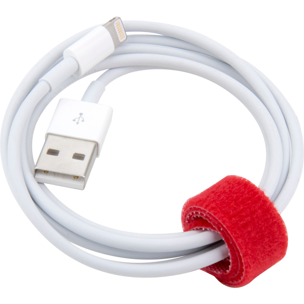 Kupo EZ-TIE Simple Cable Ties 0.78 x 7.87in (2 x 20cm) - Red (50 Pack)