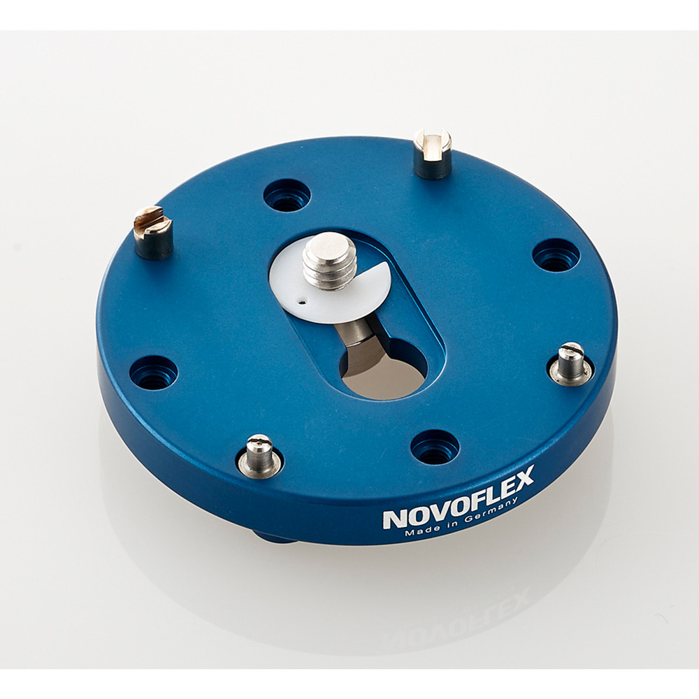 NOVOFLEX QPL-6x6 - Round Anti-Twist Quick Release Plate for Medium Format