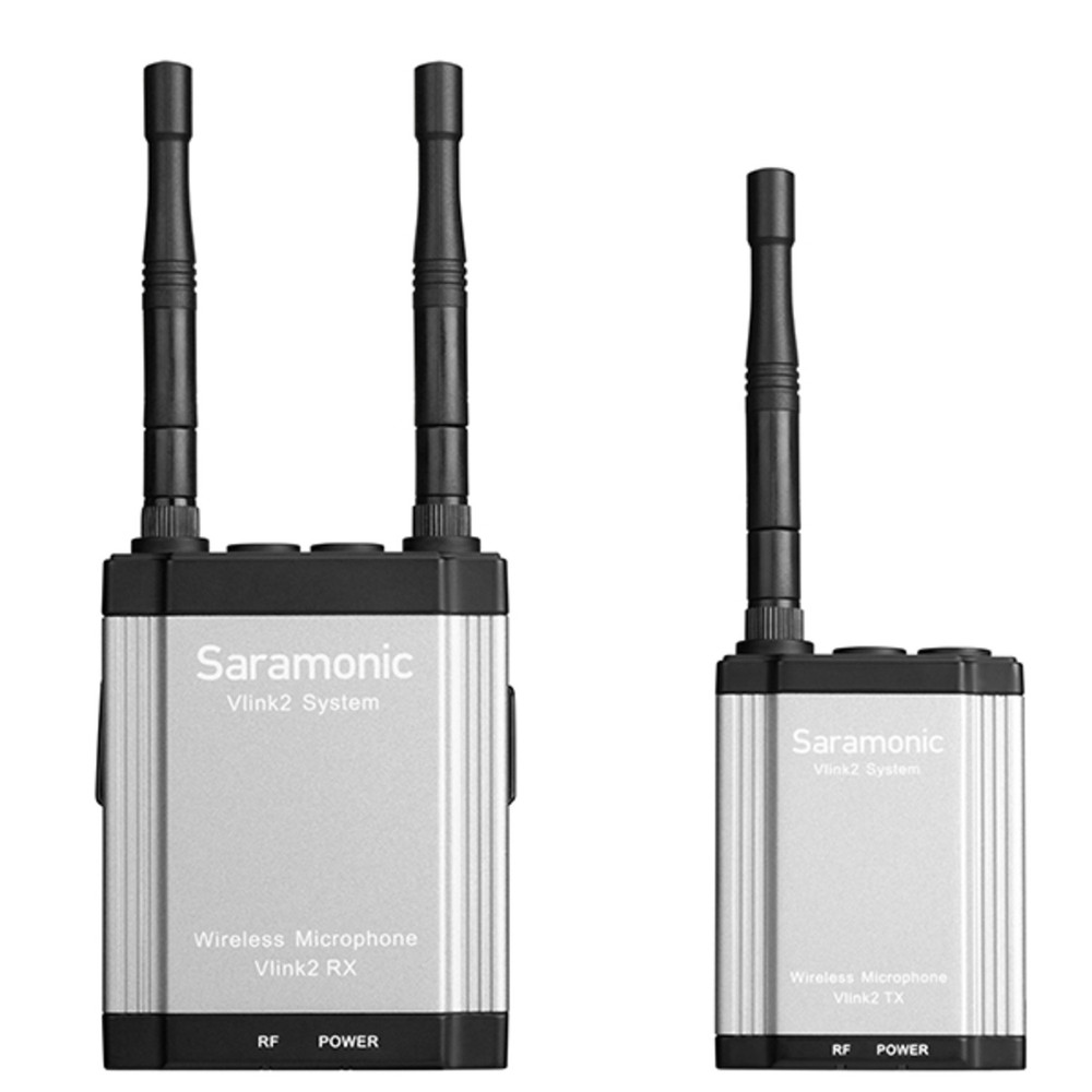 Saramonic Vlink2 Kit 1 Wireless Lavalier Mic System w/ IFB Talkback, Dual Receiver, DK3 Lav, Hard Case & More