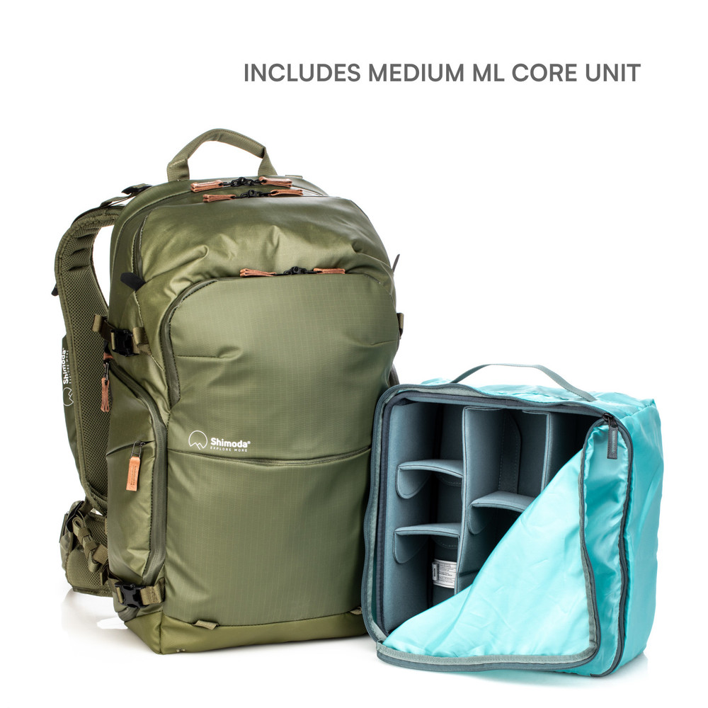 Shimoda Explore v2 30 Starter Kit (w/ Medium Mirrorless Core Unit) - Army Green Shimoda Explore v2 30 Starter Kit (w/ Medium Mirrorless Core Unit) - Army Green