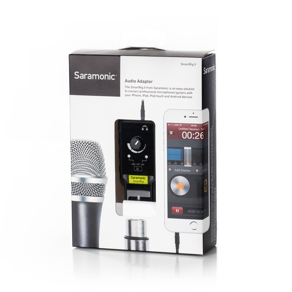Saramonic SmartRig II Professional Audio Interface with XLR & 1/4" Inputs for Mobile Devices (Open Box)