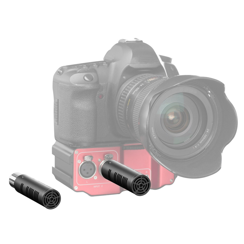 Saramonic SR-AXM3 Mini XLR Cardioid Condenser Shotgun Microphones (2-Pack) (Open Box)