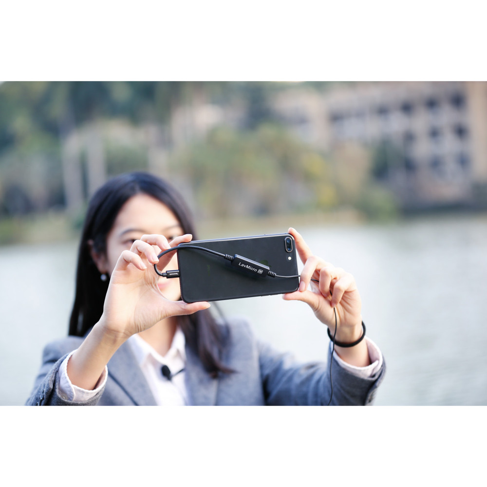 Saramonic LavMicro Di Omnidirectional Lavalier Mic with Lightning for iPhone & iPad with 6.25' (1.9m) Cable (Open Box)