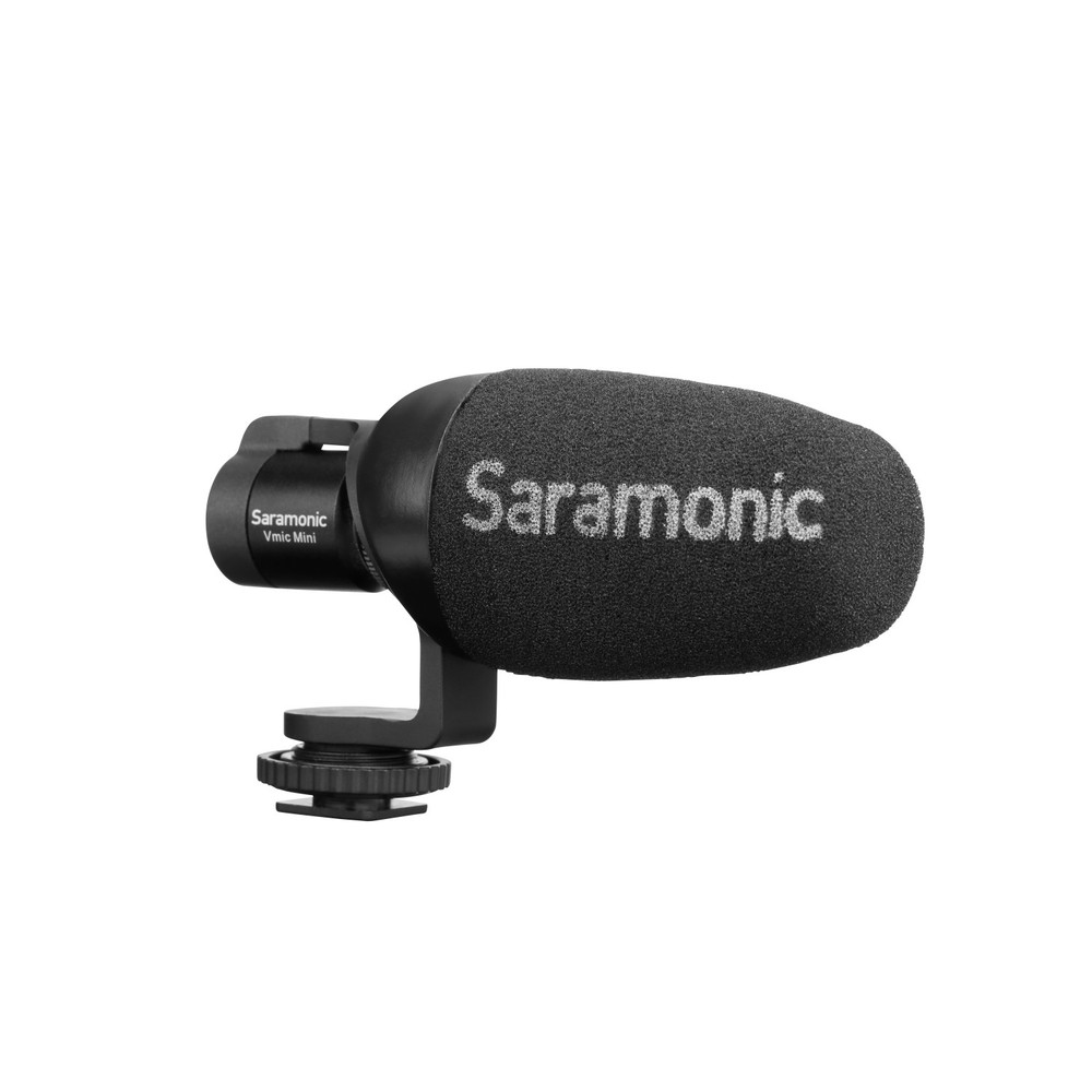 Saramonic Vmic Mini Camera-Mountable Shotgun Microphone for Cameras & Mobile Devices w/ TRS & TRRS Cables (Open Box)