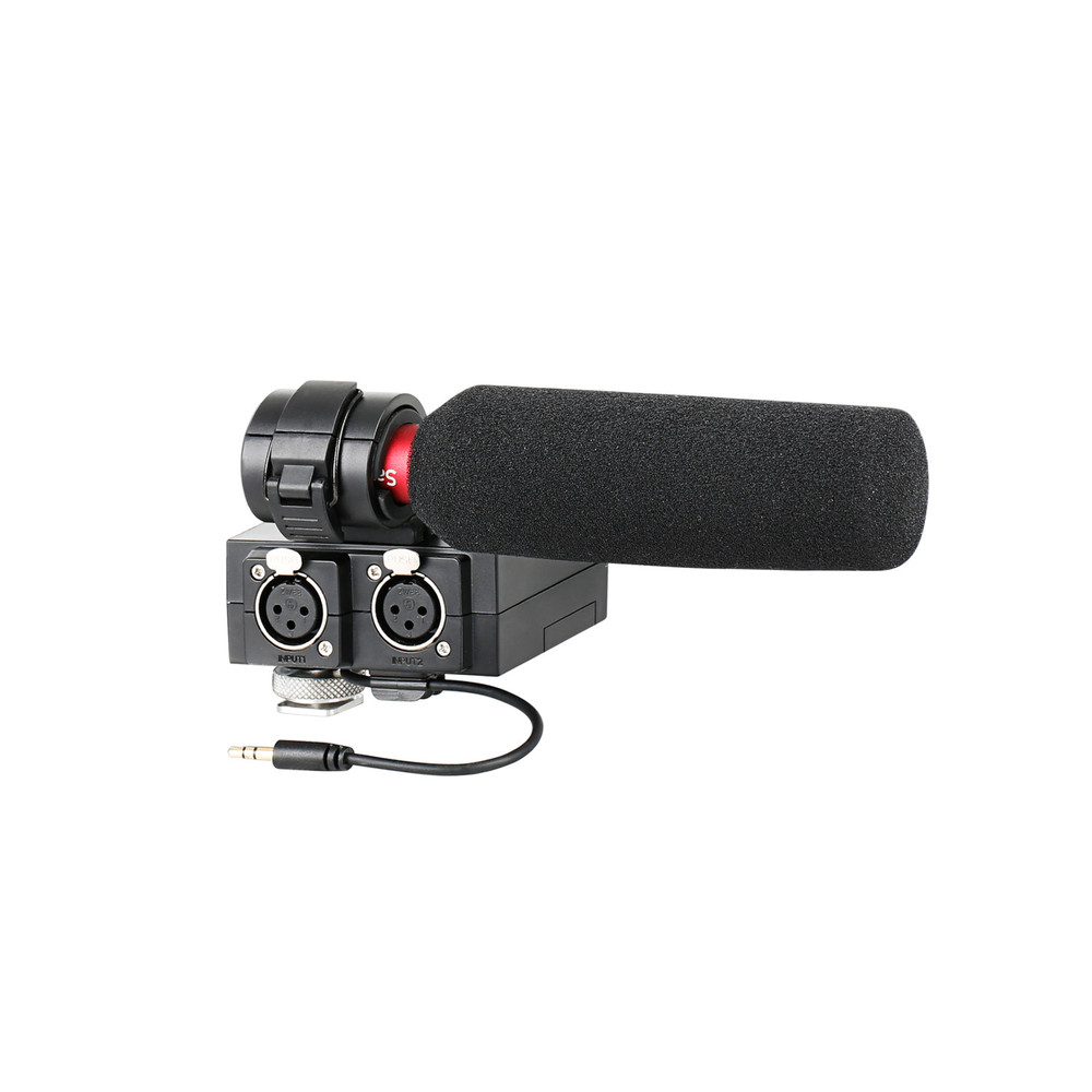 Saramonic MixMic 2-Channel XLR On-Camera Audio Mixer with SR-NV5 Shotgun Mic Kit for DSLR, Mirrorless & Video Cameras (Open Box)