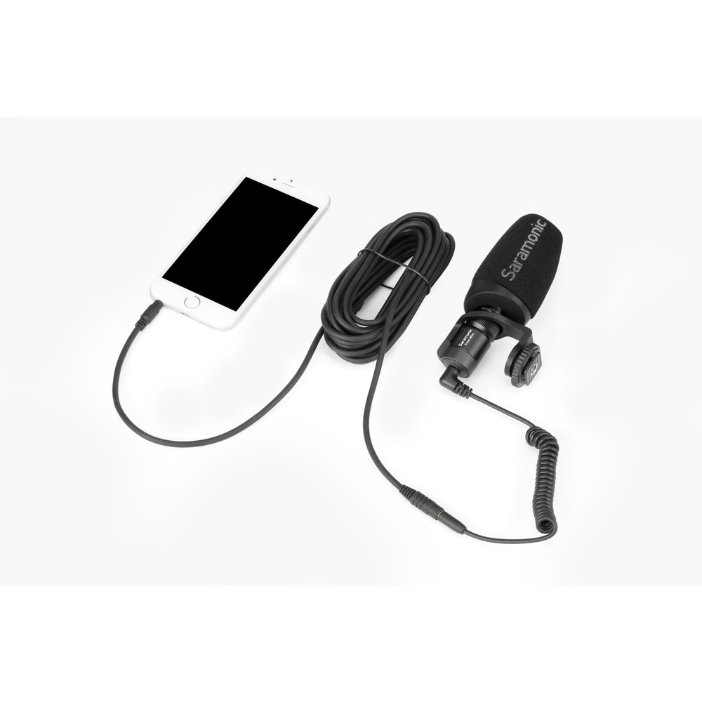 Saramonic SR-SC5000 16.4’ (5m) Microphone, Headphone & Audio Extension Cable with 3.5mm TRRS Female to Male Connectors for Smartphones, Tablets, Cameras, Computers & more (Open Box)