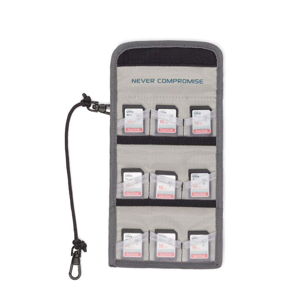 Tenba Tools Reload SD 9 Card Wallet - Gray (Open Box)