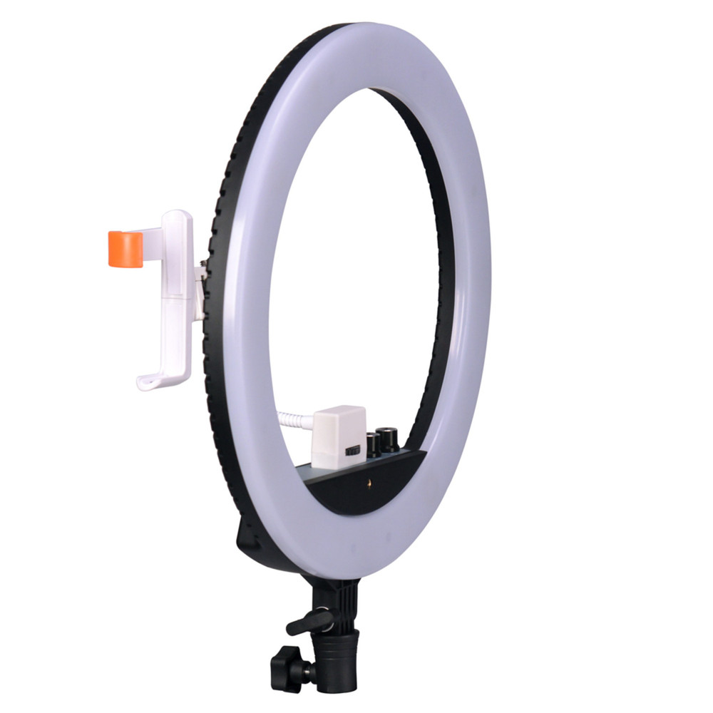 Nanlite Halo 14 Dimmable Adjustable Bicolor LED Ring Light Complete Kit With Light Stand