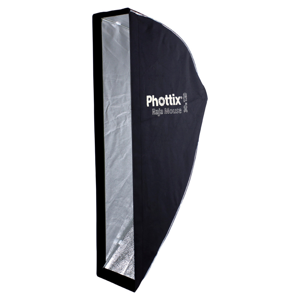 Phottix Raja Mouse Quick-Folding Softbox 24x47in (60x120cm) (Open Box)