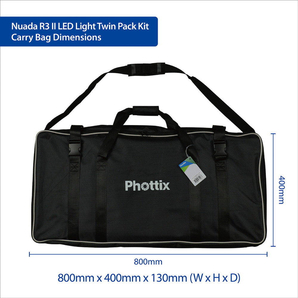 Phottix Nuada R3 II LED Light Twin Kit Set (Open Box)