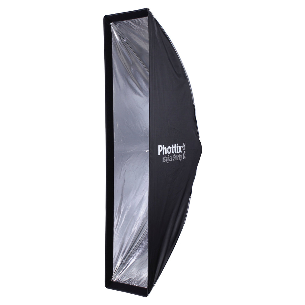 Phottix Raja Quick-Folding Strip Softbox 12x55in (30x140cm) (Open Box)