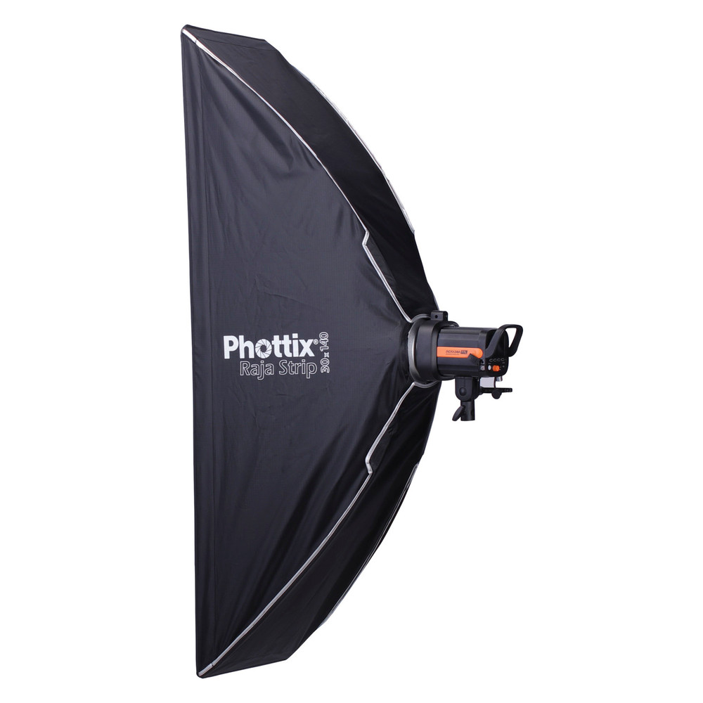Phottix Raja Quick-Folding Strip Softbox 12x55in (30x140cm) (Open Box)