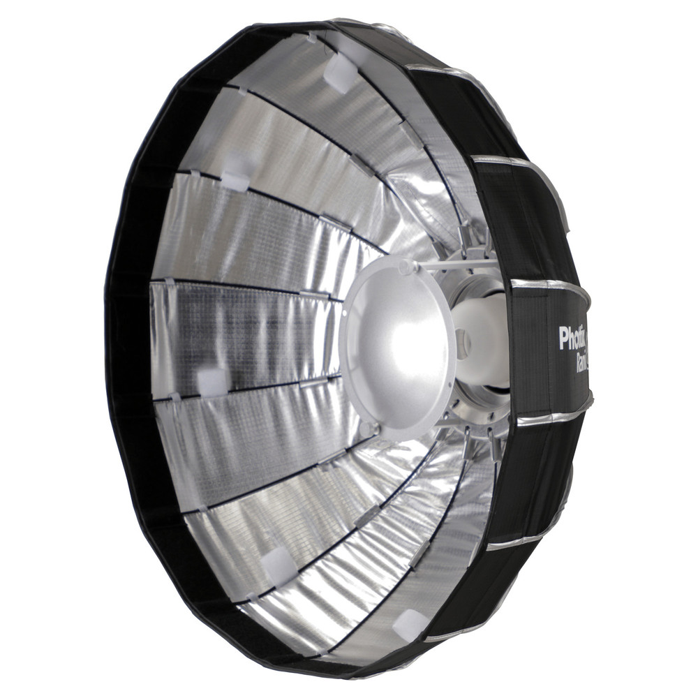 Phottix Rani II 80 Folding Beauty Dish (80cm, 33", Silver, 16-Rod) (Open Box)