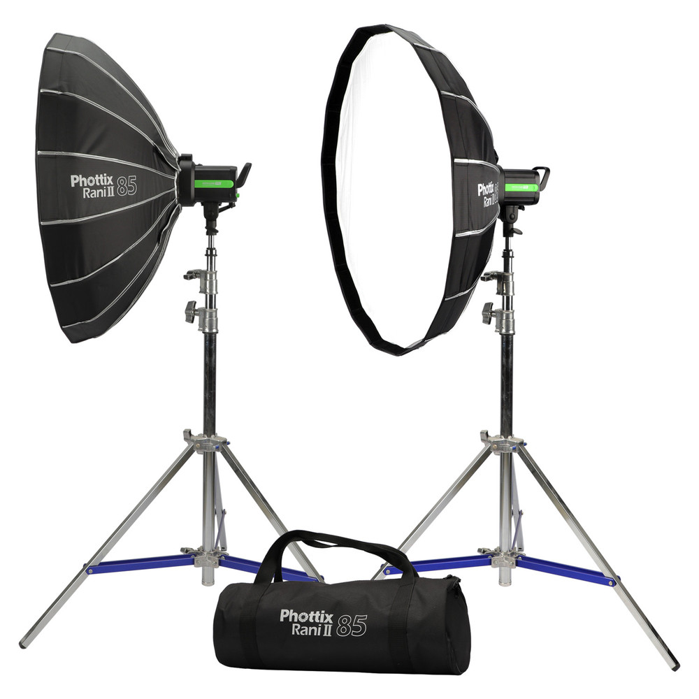 Phottix Rani II 80 Folding Beauty Dish (80cm, 33", Silver, 16-Rod) (Open Box)