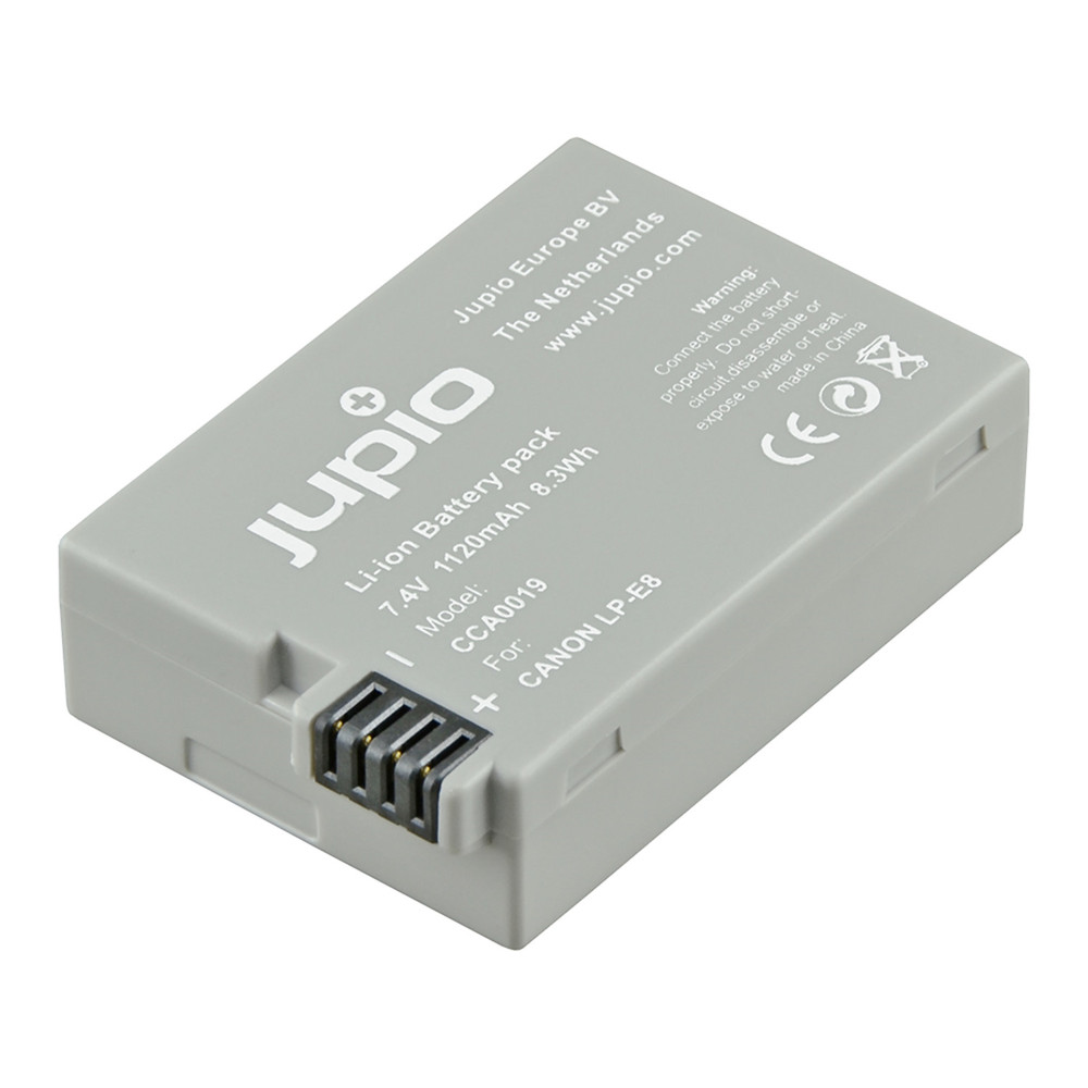 Jupio Jupio Value Pack: 2x Battery LP-E8 1120mAh + USB Single Charger