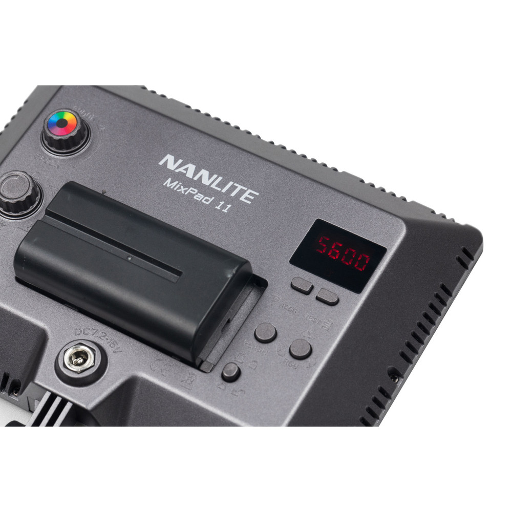 Nanlite MixPad 11 Adjustable Bicolor Tunable RGB Dimmable Hard and Soft Light AC/Battery Powered LED Panel