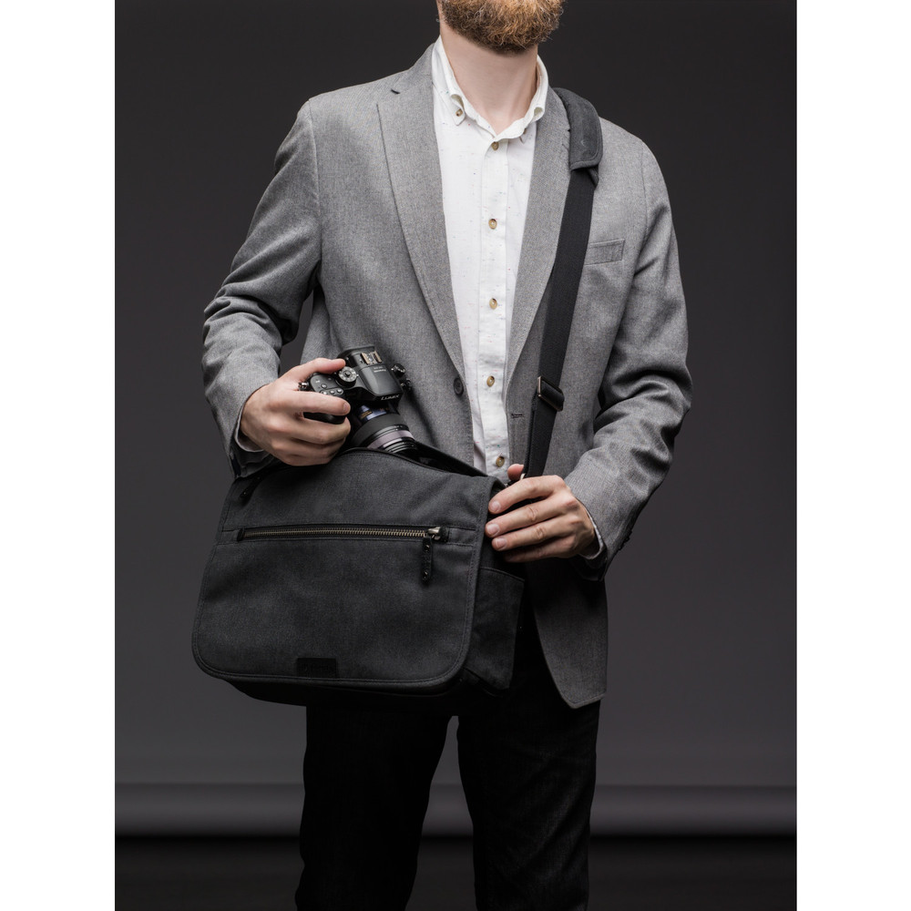 Tenba Cooper 13 Slim Messenger Bag - Gray (Open Box)