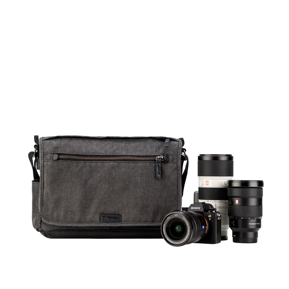 Tenba Cooper 13 Slim Messenger Bag - Gray (Open Box)