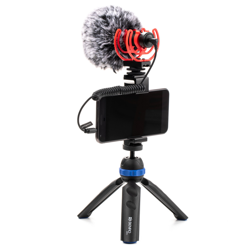 Saramonic Vmic Mini II Camera-Mount Shotgun Microphone with Dual Rycote Lyre Suspension & Furry Windscreen