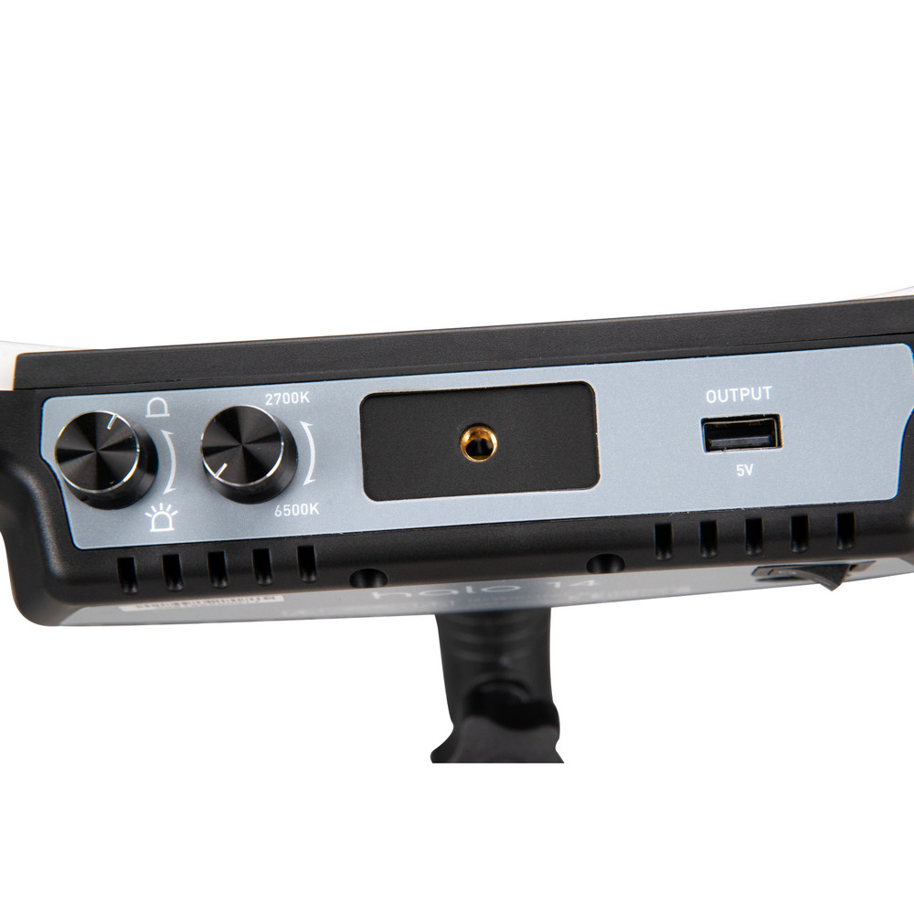 Nanlite Halo 14 Dimmable Adjustable Bicolor 14in LED Ring Light (Open Box)