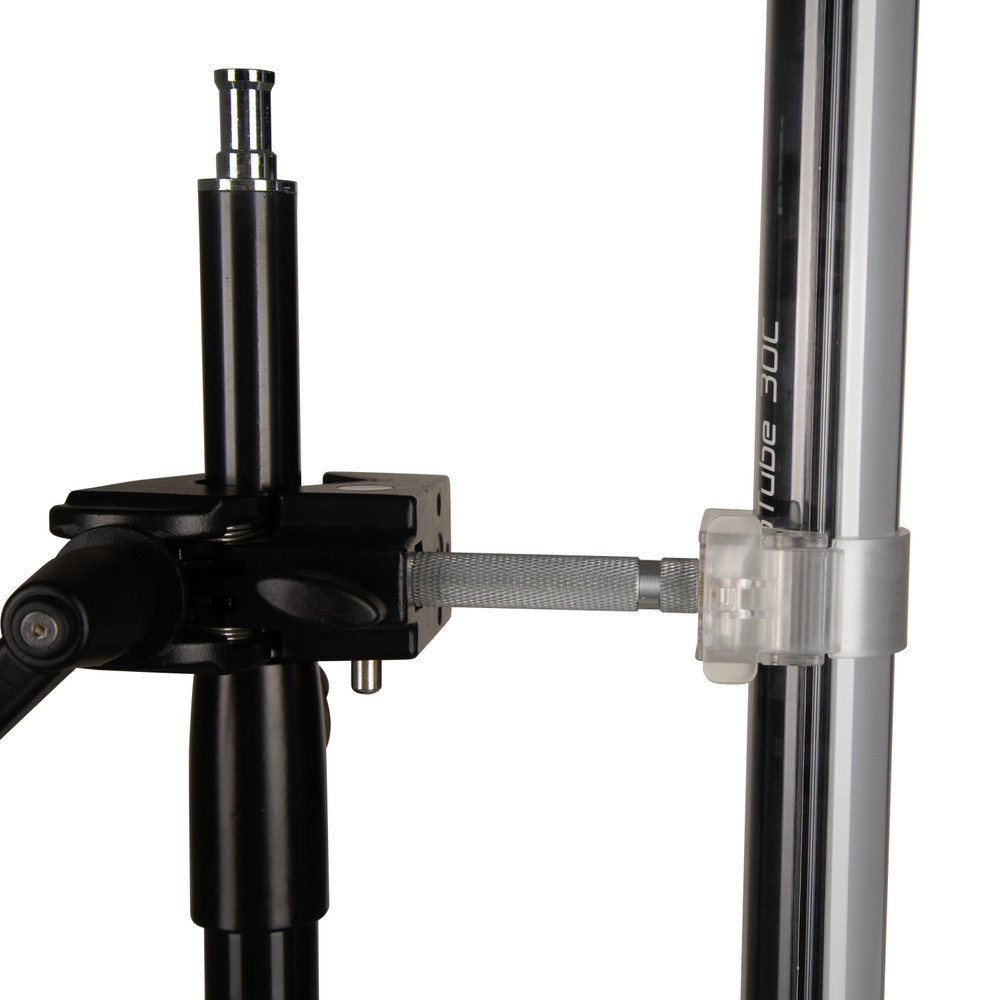 Nanlite PavoTube Transparent Polycarbonate T12 LED Tube Mounting Clip with 5/8in Baby Pin (Open Box)