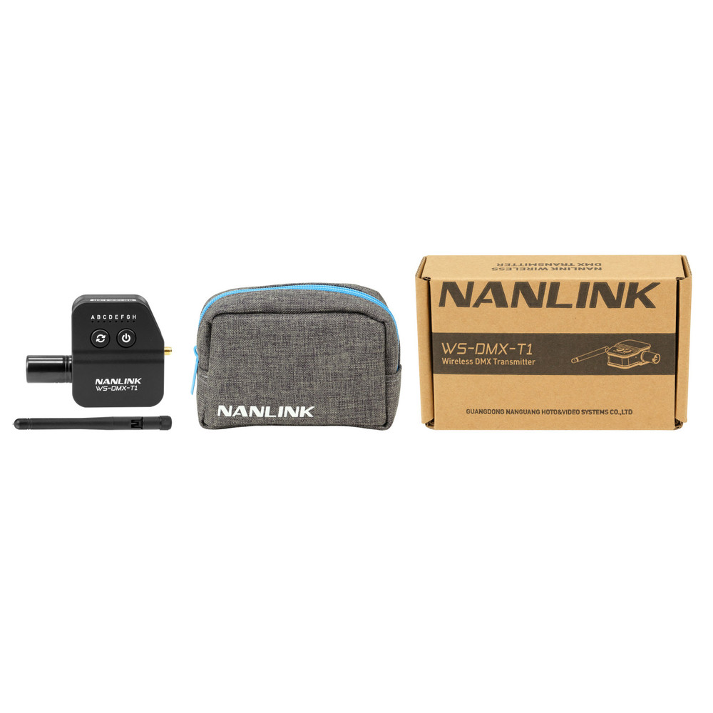 Nanlite NANLINK WS-DMX-T1 Wireless DMX Transmitter Box (Open Box)
