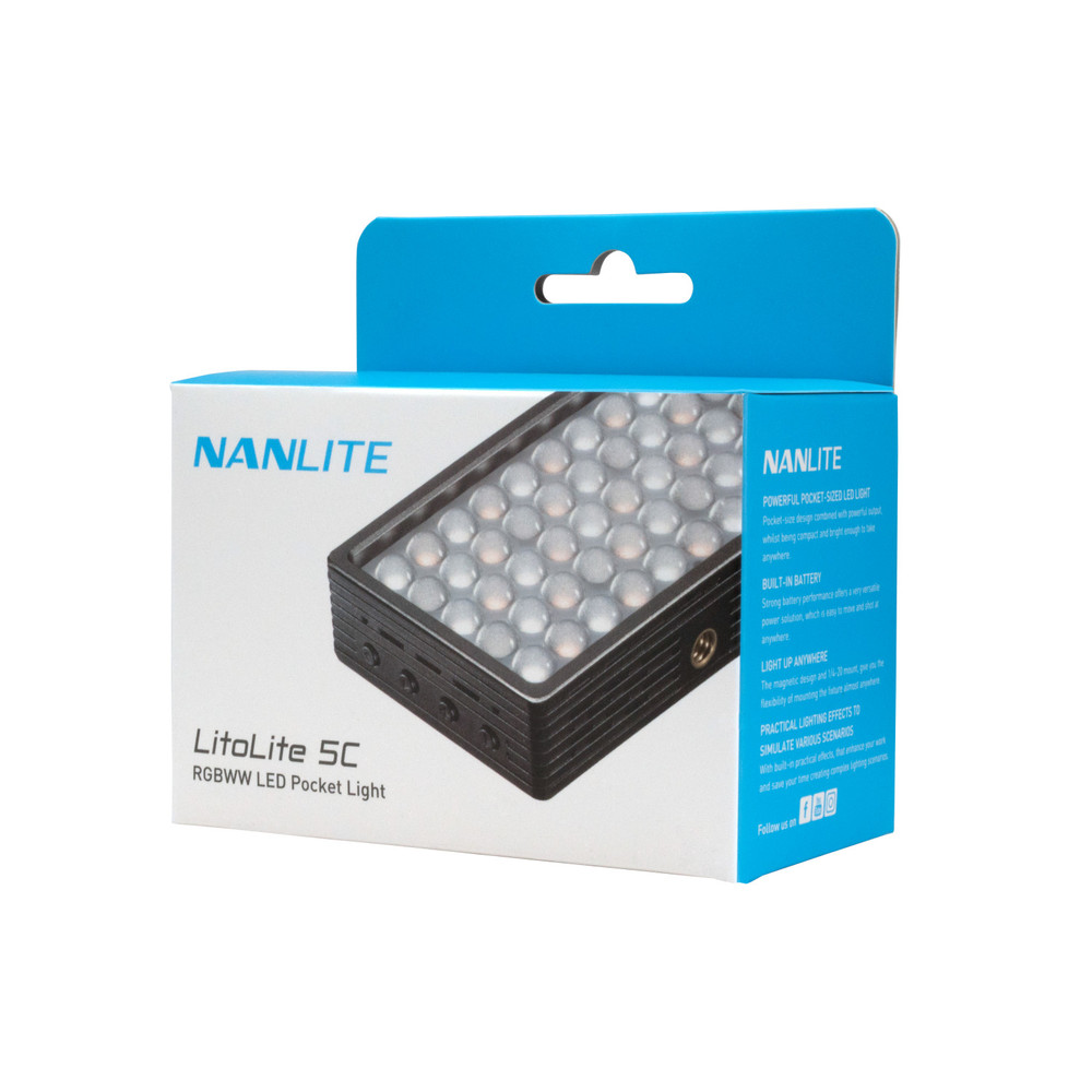 Nanlite LitoLite 5C RGBWW Mini LED Panel (Open Box)