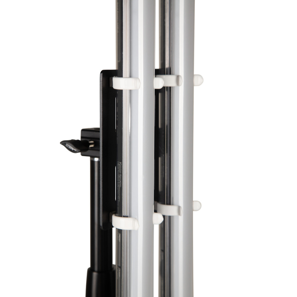 Nanlite PavoTube Double Bank 2 T12 LED Tube Mount with Gooseneck and 5/8in Receiver (Open Box)