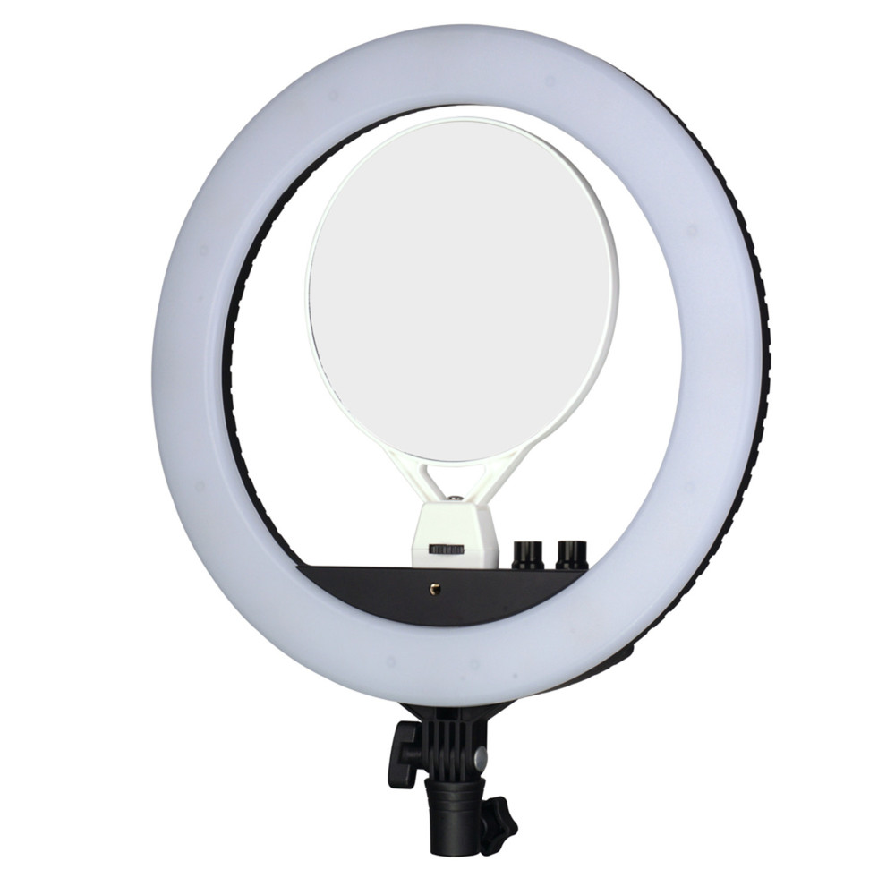 Nanlite Halo 14 Dimmable Adjustable Bicolor LED Ring Light Desktop Kit (Open Box)