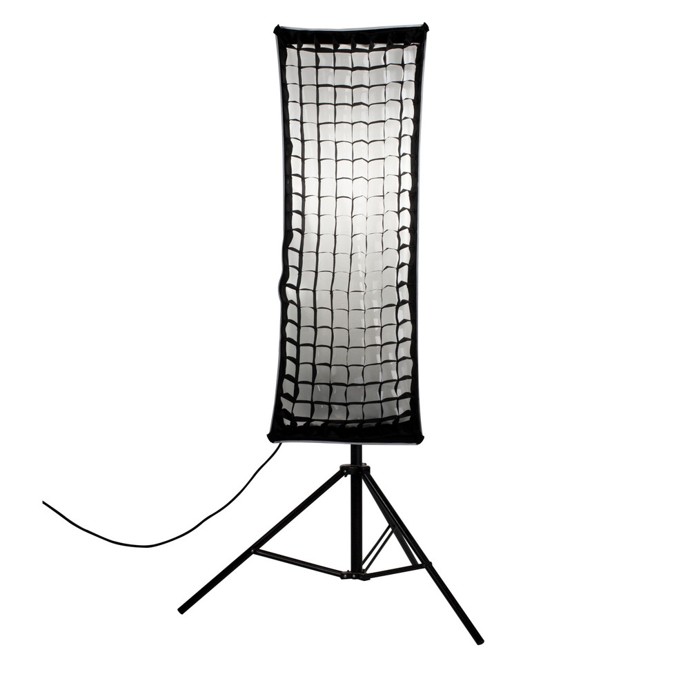 Nanlite Asymmetrical Stripbank Softbox with Bowens Mount (18x43in) (Open Box)