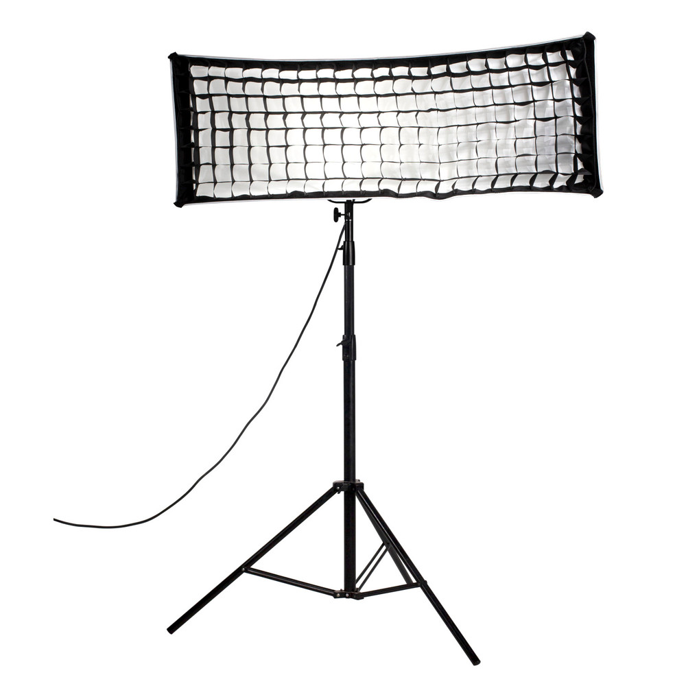 Nanlite Asymmetrical Stripbank Softbox with Bowens Mount (18x43in) (Open Box)