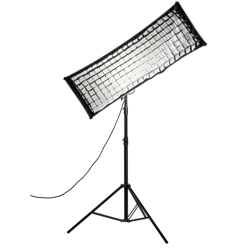 Nanlite Asymmetrical Stripbank Softbox with Bowens Mount (18x43in) (Open Box)
