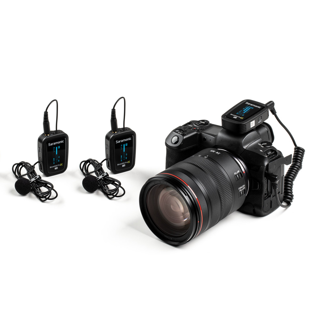 Saramonic Blink 500 ProX B2 2-Person Wireless 2.4GHz Clip-On Microphone System with Lavaliers