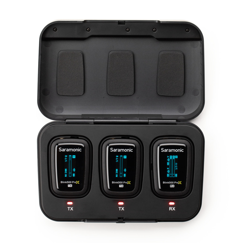 Saramonic Blink 500 ProX B2 2-Person Wireless 2.4GHz Clip-On Microphone System with Lavaliers
