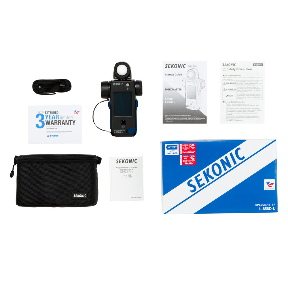 Sekonic L-858D-U SPEEDMASTER Light Meter (Open Box)
