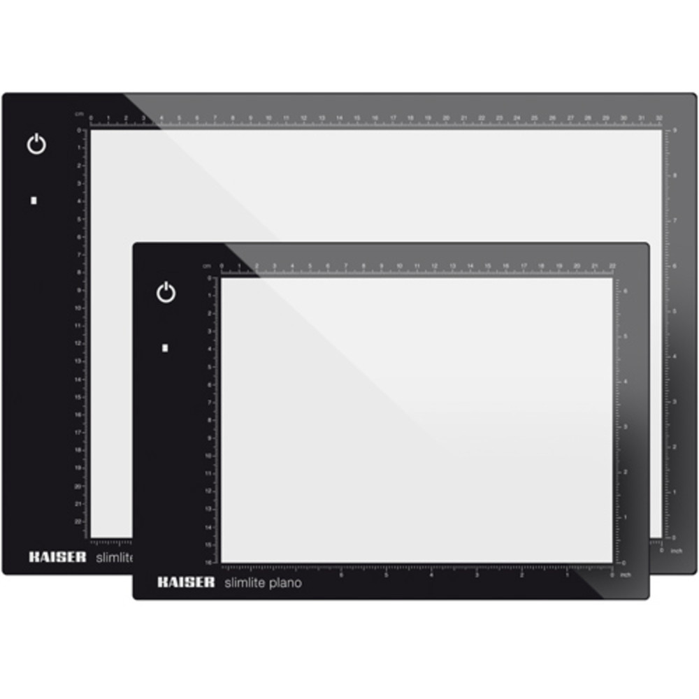 Kaiser Slimlite Plano 5000K 10.5x15.5" Battery/AC Thin Dimmable LED Lightbox (202454)