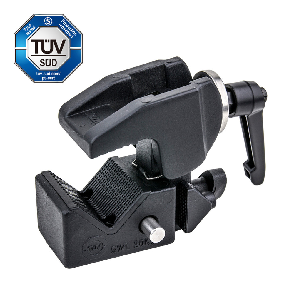 Kupo Convi Clamp with Adjustable Handle - Black (Open Box)