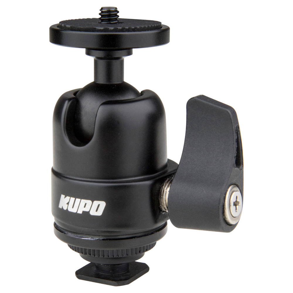 Kupo Midi Ball Head with Hot Shoe Mount (Open Box)