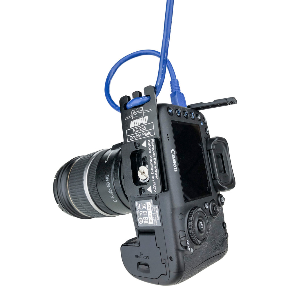 Kupo Double Cable Plate For Arca-Swiss And Manfrotto Rc2 (Open Box)