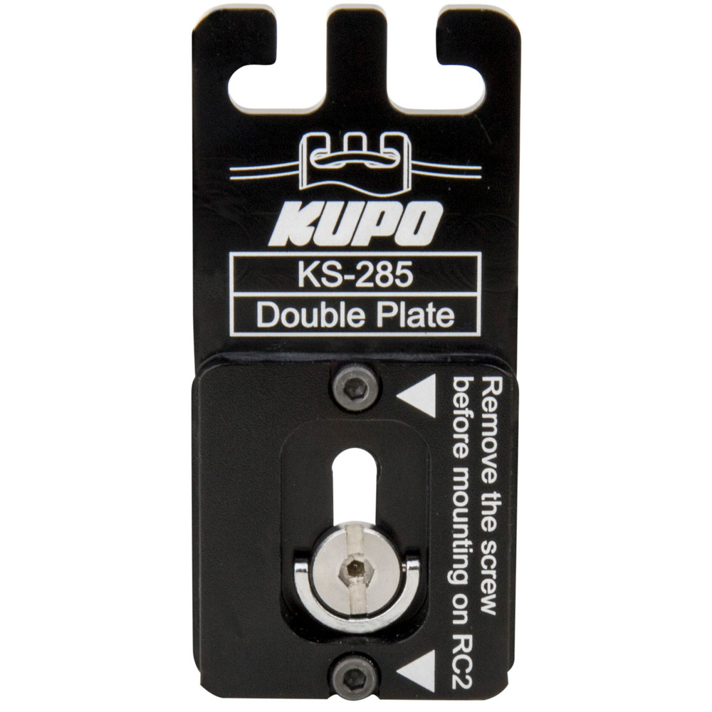 Kupo Double Cable Plate For Arca-Swiss And Manfrotto Rc2 (Open Box)